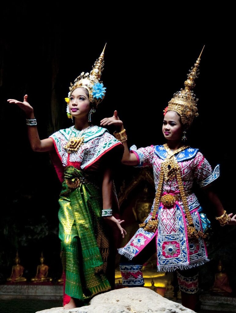 The rental of traditional Thai costumes